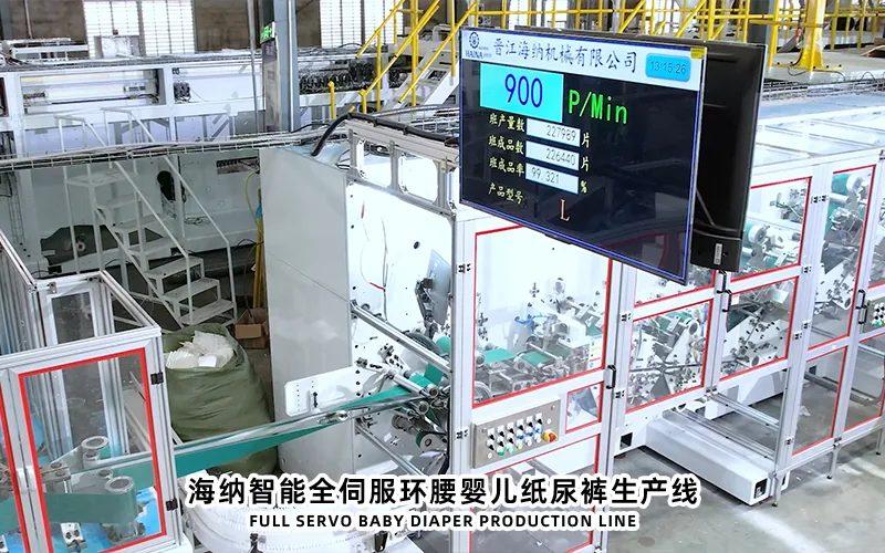 高速纸尿裤生产线每分钟可生产多少片